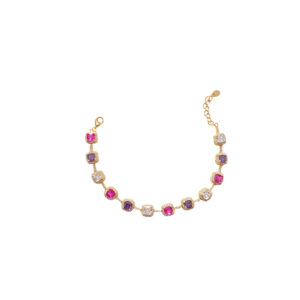 Bracciale di zirconi cubici colorati